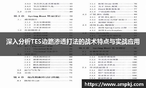 深入分析TES边路渗透打法的战术特点与实战应用